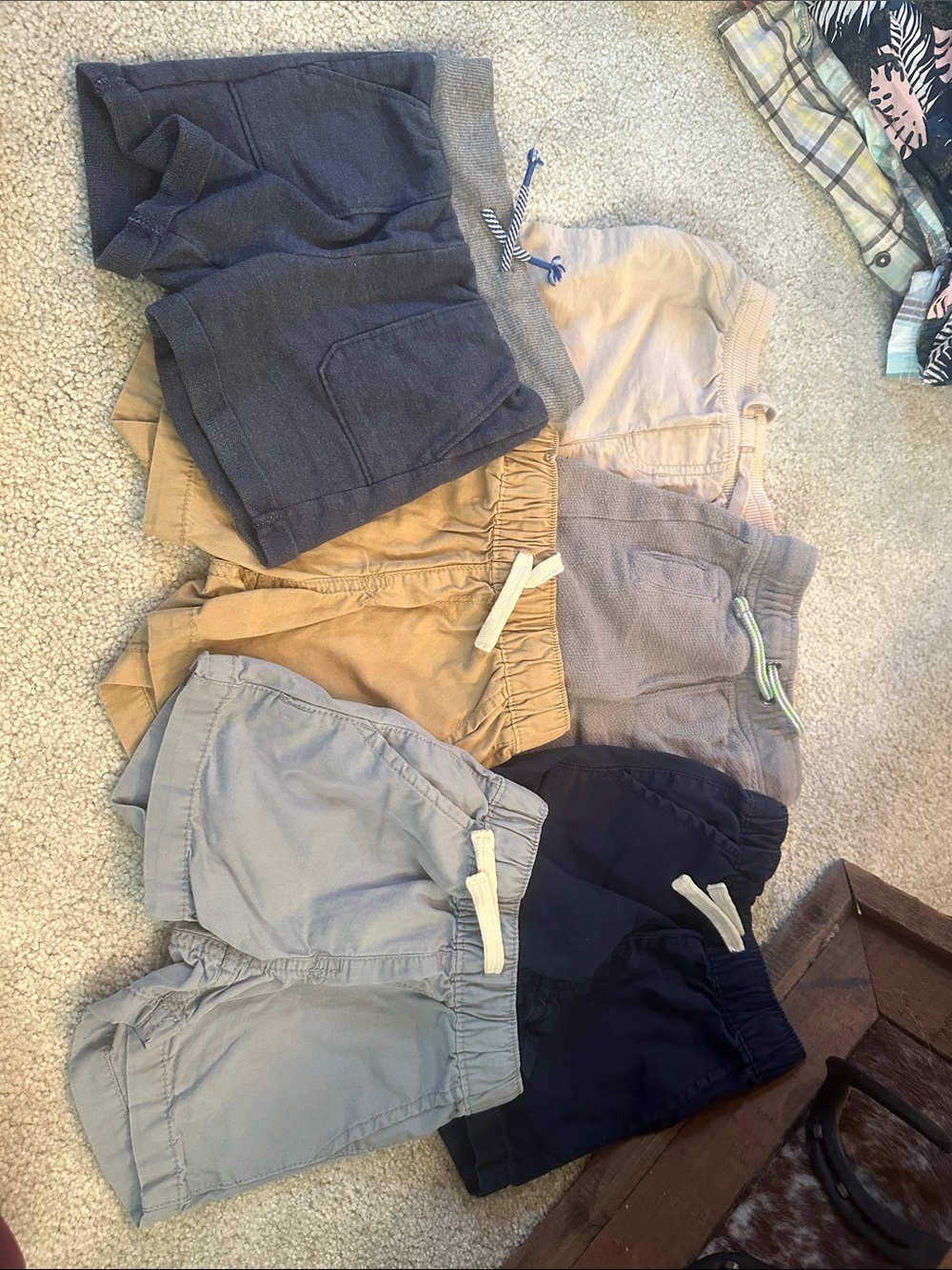 Kids Elastic-Waist Pull-On Shorts - Neutral Mix